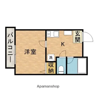 英陽ビル【5階】の間取り