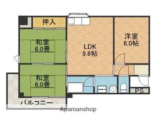 ラヴィング【3階】の間取り