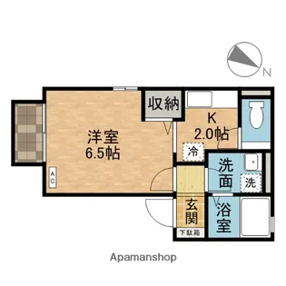 ポットマム2【2階】の間取り
