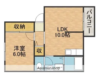 南春日丘ハイツ【2階】の間取り