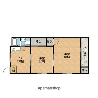 三和第6マンション【5階】の間取り