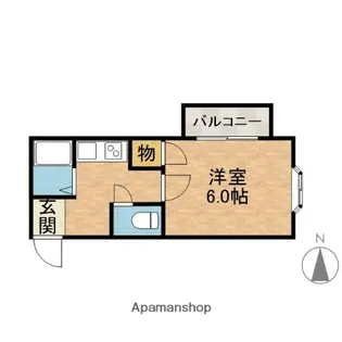 サンパレスエル【1階】の間取り