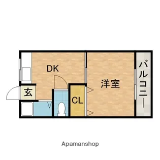 コーポ角野【2階】の間取り