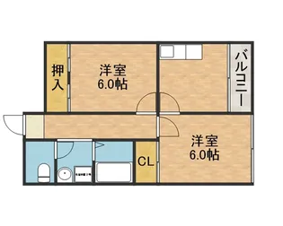 沢良宜東薩摩マンション【3階】の間取り