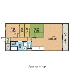 エスト千里丘【3階】の間取り