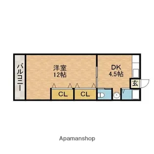 むつみマンション【1階】の間取り