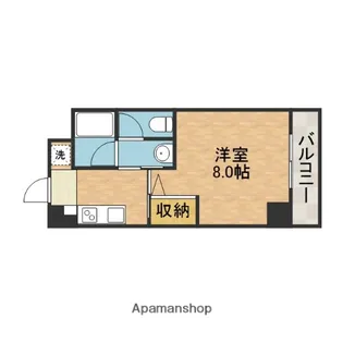 ウェントスレーニス【5階】の間取り