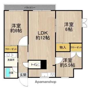 マンションフォルツーナ【4階】の間取り