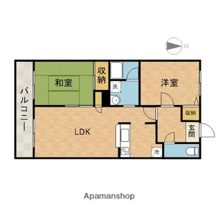 ケイズコート【1階】の間取り