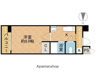 エク・サン・プロヴァンス【2階】の間取り