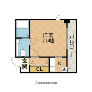 ラフォルテ駅前【2階】の間取り