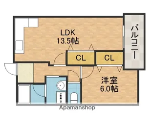 ベルシャトーTAKEHASHI【2階】の間取り