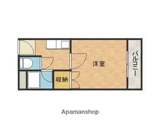 本町8番館【2階】の間取り