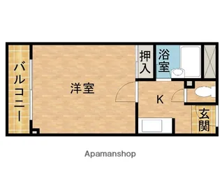 本町8番館【4階】の間取り