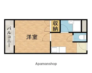 本町8番館【4階】の間取り