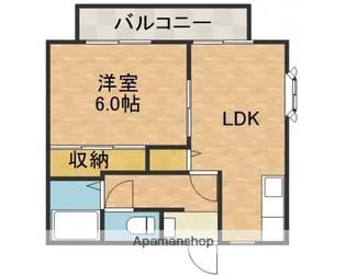 ベルクいばらき【1階】の間取り