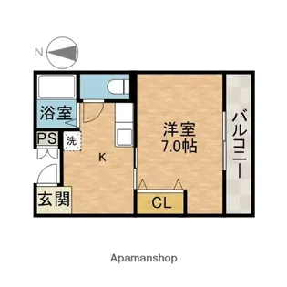 プリマヴェーラ1【2階】の間取り
