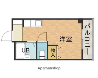 1Rの間取り画像