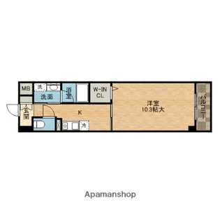 ニューサンライズ南春日丘【2階】の間取り