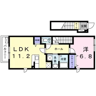 カルム【2階】の間取り