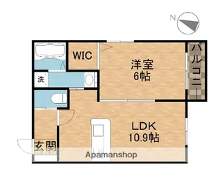 プライムメゾン千里丘【3階】の間取り