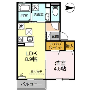 シャルム総持寺【1階】の間取り