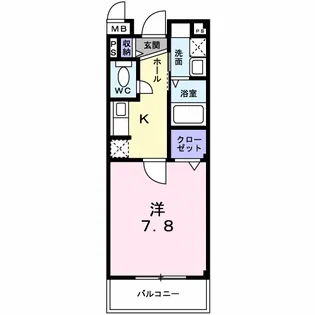 ヴェール シュマン【3階】の間取り