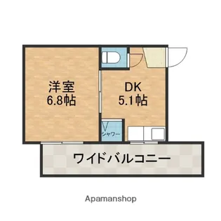 プレザント総持寺【3階】の間取り