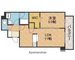 山崎マンション15(元町)【5階】の間取り