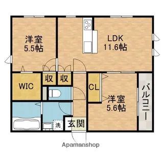 ISOLETTA【2階】の間取り