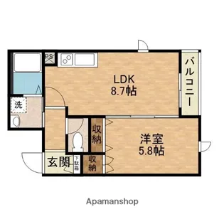 ラガール茨木【3階】の間取り