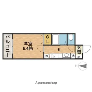 PLAISIR茨木【4階】の間取り