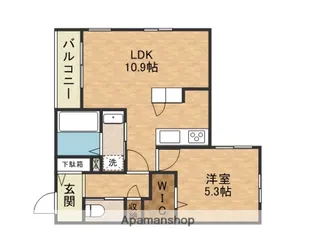 ラフィーネ【3階】の間取り
