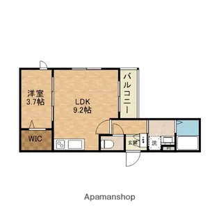 REUSSIR S.KENZO【1階】の間取り