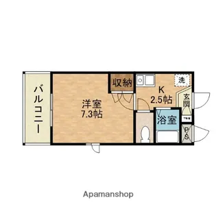 メゾン・ドュミール【3階】の間取り