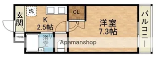 メゾン・ドュミール【1階】の間取り