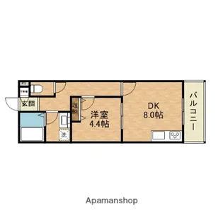 MAISON CHALEUR【2階】の間取り