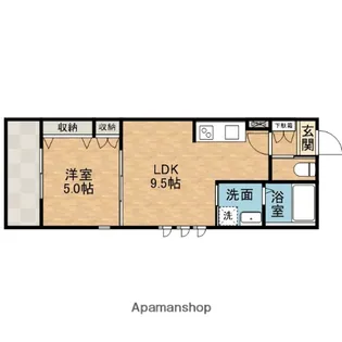 北摂メゾン【3階】の間取り