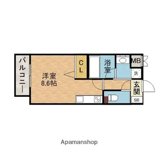 Vivace南茨木【2階】の間取り