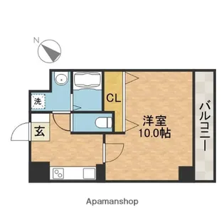 ヴィル・ド・レーブ【1階】の間取り