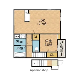 ルシアマルセ【2階】の間取り