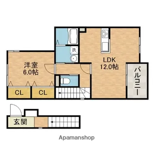 DELFA・TOMICCO(デルファトミッコ)【3階】の間取り