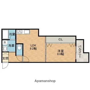 リブ・シャイン青葉丘南【3階】の間取り