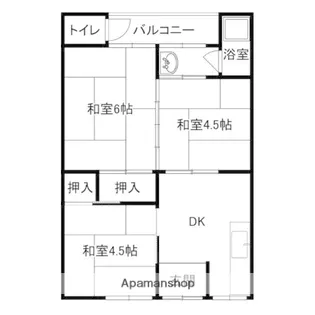 大阪府高槻市土橋町【アパート】の間取り