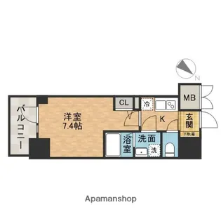 S-RESIDENCE千里丘【14階】の間取り