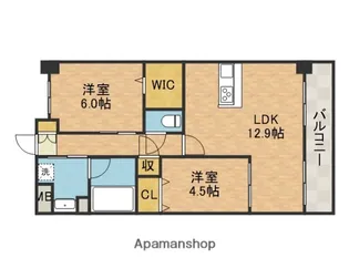 イニシオ山水【1階】の間取り