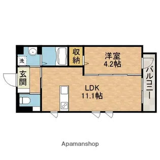 エバー グレイス【3階】の間取り