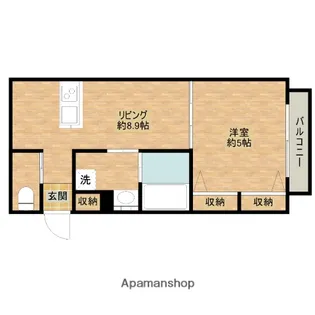 GREENHILL SPRING【3階】の間取り