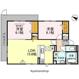 Casa Legare【1階】の間取り