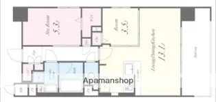 プレミアムコート千里丘【9階】の間取り